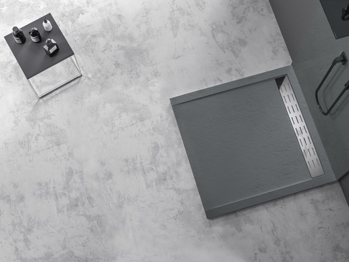 Moderne Wohnlösungen: Vinyl-Designboden und Verosan+ Duschplatten